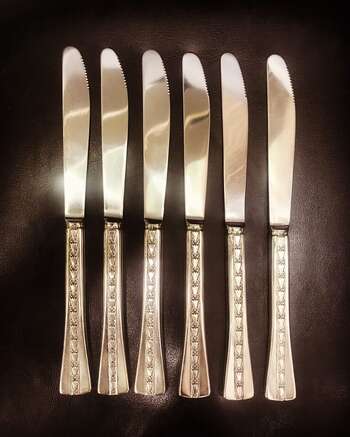 Masa bıçaqları, gümüş 916 standart (Milad ağacı)