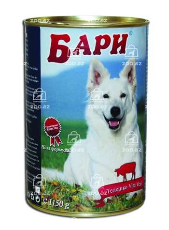 Бари консервы для собак с мясным фаршем и полезными витаминами