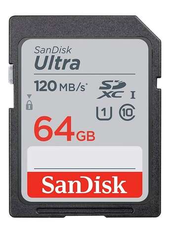 Sandisk Ultra SD64gb 120Mb/s