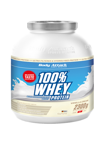 Body Attack 100 Whey Cookies Cream 2300gr