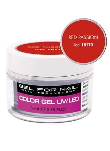 Gel for nail dırnaq üçün qırmızı gel UV/Led 5 ml