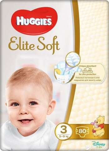 Huggies Подгузники Elite Soft 3 Mega