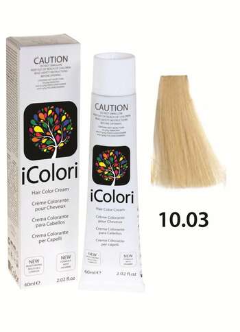 İcolori professional saç boyası “Platin sarışın” - № 10,03 90 ml