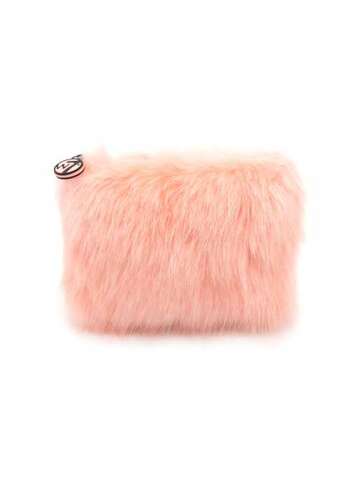 Меховая косметичка "Furry Medium Cosmetics Bag - Cora"