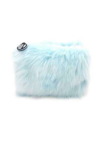 Меховая косметичка "Furry Medium Cosmetics Bag - Purple"