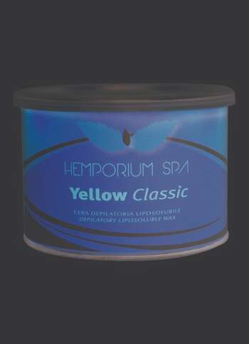 Klasik sarı mum “Hemporium” – 400 ml