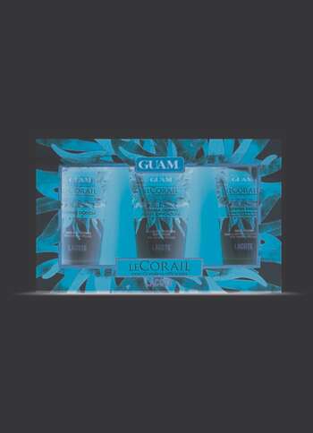 Guam LE CORAIL Подарочный набор (Крем для тела 75 мл, Крем для рук 50 мл, Гель для душа 75 мл)