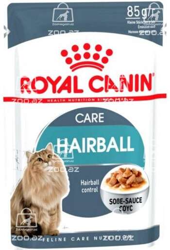 Royal Canin Hairball Care мелкие кусочки в соусе, контроль образования волосяных комочков