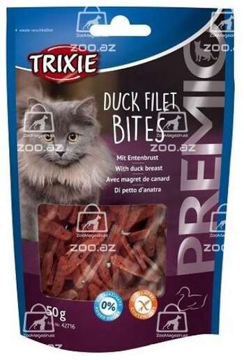 Trixie Duck Filet Bites лакомство для кошек с утиной грудкой