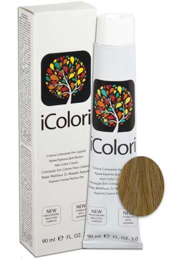 İcolori professional saç boyası "Çox açıq sarışın" - № 8 90 ml