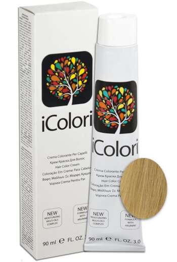 İcolori professional saç boyası “Çox açıq qızılı sarışın” - № 9,3 90 ml