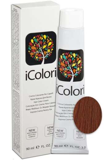 İcolori professional saç boyası “Açıq misli sarışın” - № 8,4 90 ml