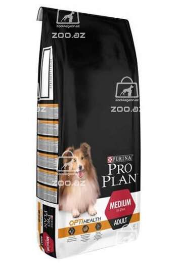 Pro Plan Medium Adult для взрослых собак средних пород с курицей (целый мешок 14 кг)