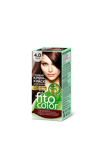 Saç üçün davamlı saç boyası " FITOCOLOR"  kashtan  4.0