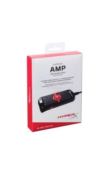HyperX Amp Virtual 7.1 USB Sound Card (HX-USCCAMSS-BK)