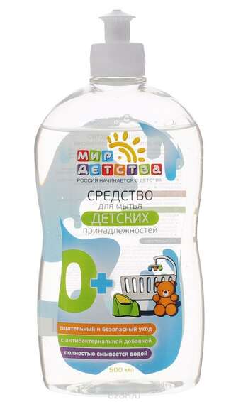 Мир детства Средство для мытья детских принадлежностей 500 мл