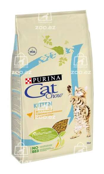 Cat Chow корм для котят с высоким содержанием домашней птицы (на развес)