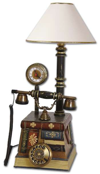 Klassik telefon gecə lampası ilə - 175014