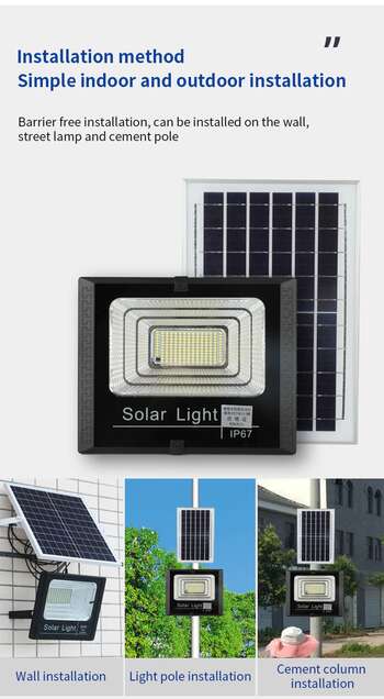 Solar Outdoor Lights for House Garden Home IP67 Waterproof 104 LED  32 