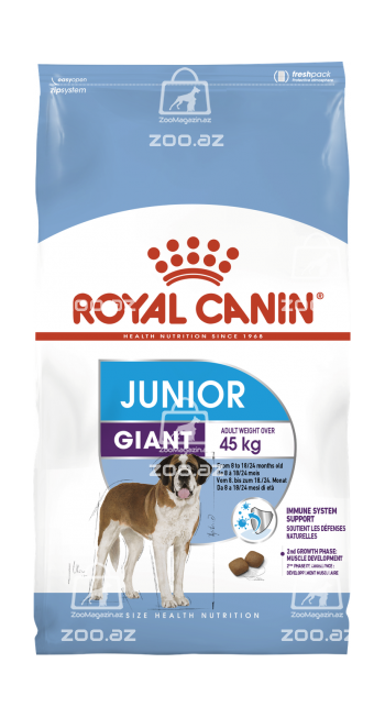 Royal Canin Giant Junior сухой корм для щенков с 8 до 18/24 месяцев (целый мешок 15 кг)