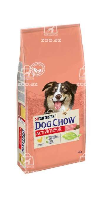 Dog Chow корм для собак старше 1 года с курицей (целый мешок 14 кг)
