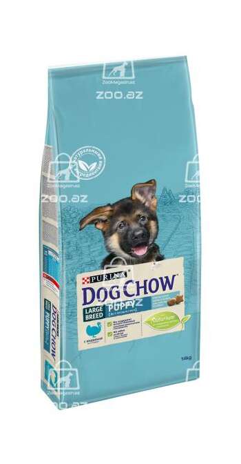 Dog Chow корм для щенков крупных пород до 2 лет с индейкой (на развес)