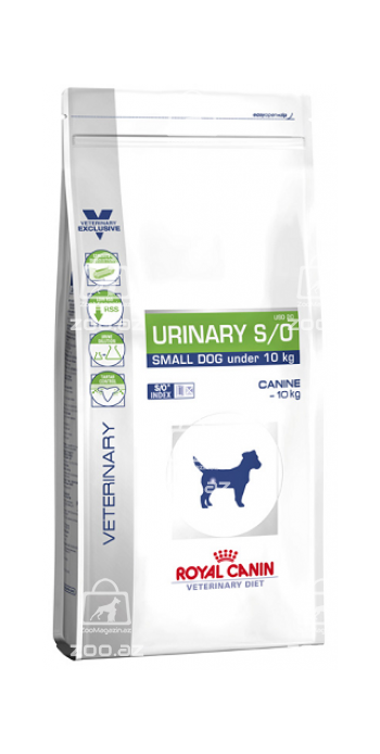 Royal Canin Urinary S/O Small Dog USD 20 Canine диетический корм для взрослых собак весом до 10 кг., при заболеваниях дистального отдела мочевыделительной системы (целый мешок 8 кг)
