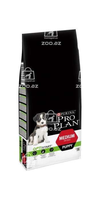 Pro Plan Medium Puppy для щенков средних пород с курицей (целый мешок 12 кг)