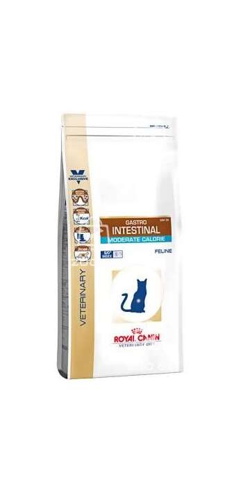 Royal Canin Gastro İntensial Moderate Calorie диетический корм с умеренным содержанием энергии для кошек при нарушении пищеварения