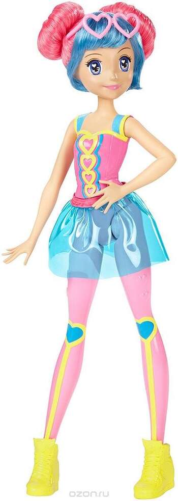 Barbie Кукла Барби Виртуальный мир цвет одежды розовый голубой