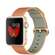 Apple Watch 38mm Gold Aluminum Case with Gold/Red Woven Nylon MMF52
