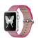 Apple Watch 38mm Silver Aluminum Case with Pink Woven Nylon MMF32