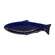 Servis boşqabı - BLUE FISH 43X13,5 CM göy