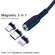 Denmen D18E Magnetic Charging Cable 3 in 1 with Micro USB USB c andLighting For ios Iphone and Android  7 