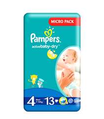 Pampers 4 7-14kg 13lu Active Baby-Dry
