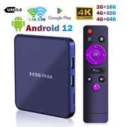 H96 Max Android 12 Tv Box 4Gb Ram 64Gb Yaddaş